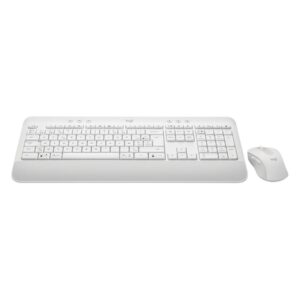 Logitech Signature MK650 Combo For Business teclado Ratón incluido RF Wireless + Bluetooth AZERTY Belga Blanco