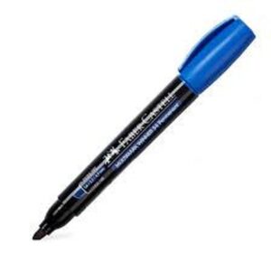 MARCADOR MULTIMARK WINNER 54-E AZUL PUNTA BISELADA Y SIN CLIP FABER CASTELL 153151 | PACK 12 UNIDADES