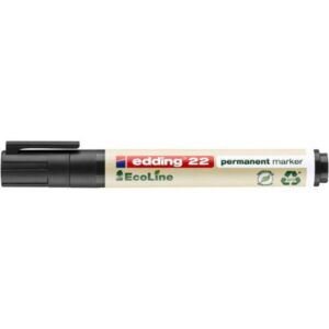 Alternative view of MARCADOR PERMANENTE EDDING ECOLINE 22 COLOR NEGRO EDDING 22-001 | PACK 10 UNIDADES
