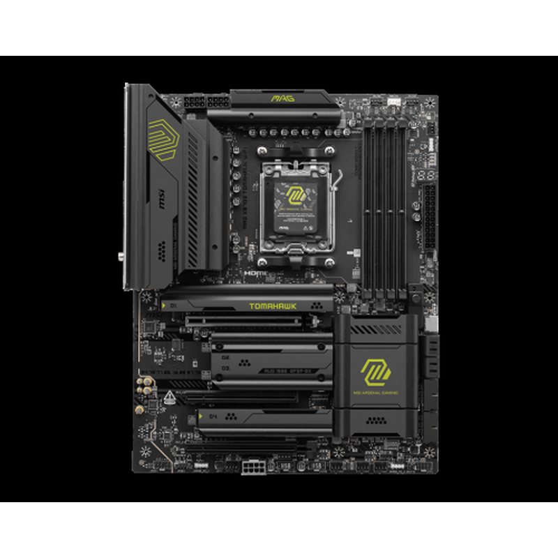 PLACA BASE MSI AMD MAG X870E TOMAHAWK WIFI SOCKET AM5 ATX DDR5 SATA 6 GLAN USB4 USB-C AUDIO 7.1 OPTICO