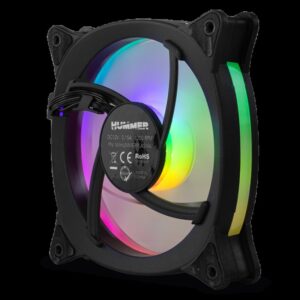 VENTILADOR NOX HUMMER V-FAN ARGB ESPEJO INFINITO 120MM