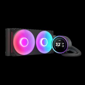 NZXT Kraken Elite 280 RGB Procesador Sistema de refrigeración líquida todo en uno 14 cm Negro 1 pieza(s)