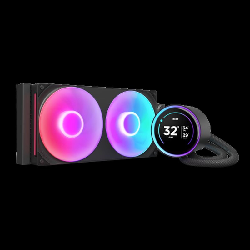 NZXT Kraken Elite 280 RGB Procesador Sistema de refrigeración líquida todo en uno 14 cm Negro 1 pieza(s)