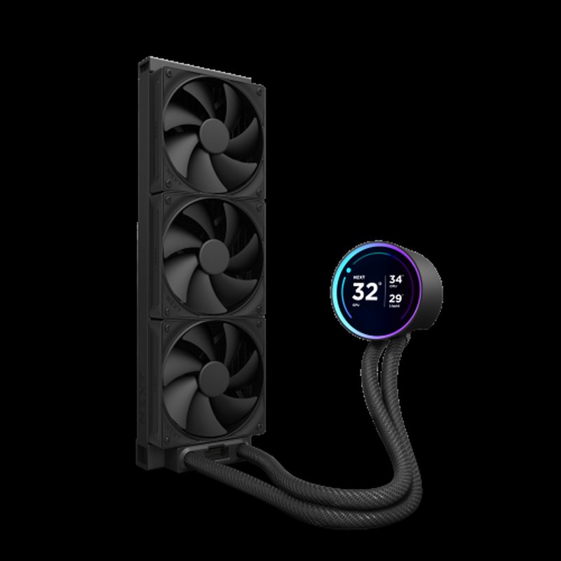 NZXT Kraken Elite 360 Procesador Sistema de refrigeración líquida todo en uno 12 cm Negro 1 pieza(s) - Imagen 2