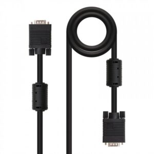 Nanocable CABLE SVGA CON FERRITA, HDB15/M-HDB15/M, 15 M