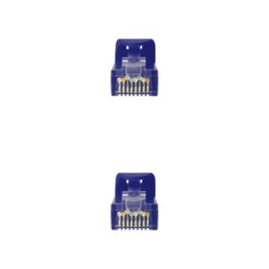 Nanocable Cable de red latiguillo RJ45 LSZH Cat.6A UTP AWG24, Azul, 2.0m