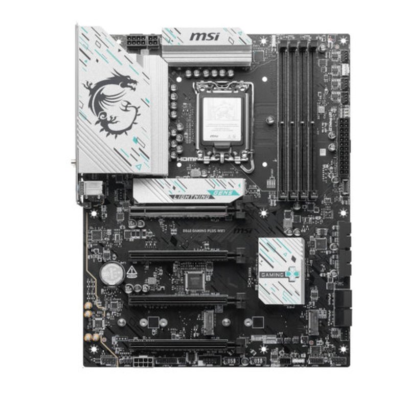MSI B860 GAMING PLUS WIFI placa base Intel B860 LGA 1851 (Socket V1) ATX MSI B860 GAMING PLUS WIFI placa base Intel B860 LGA 1851 (Socket V1) ATX