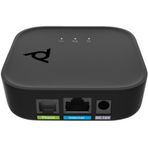 POLY ATA 400 1FXS Voice Port VoIP Adapter with Open SIP and Power Supply