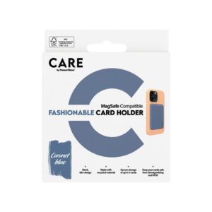 PanzerGlass PG CARE Cardholder Blue iPhone funda para teléfono móvil Transparente