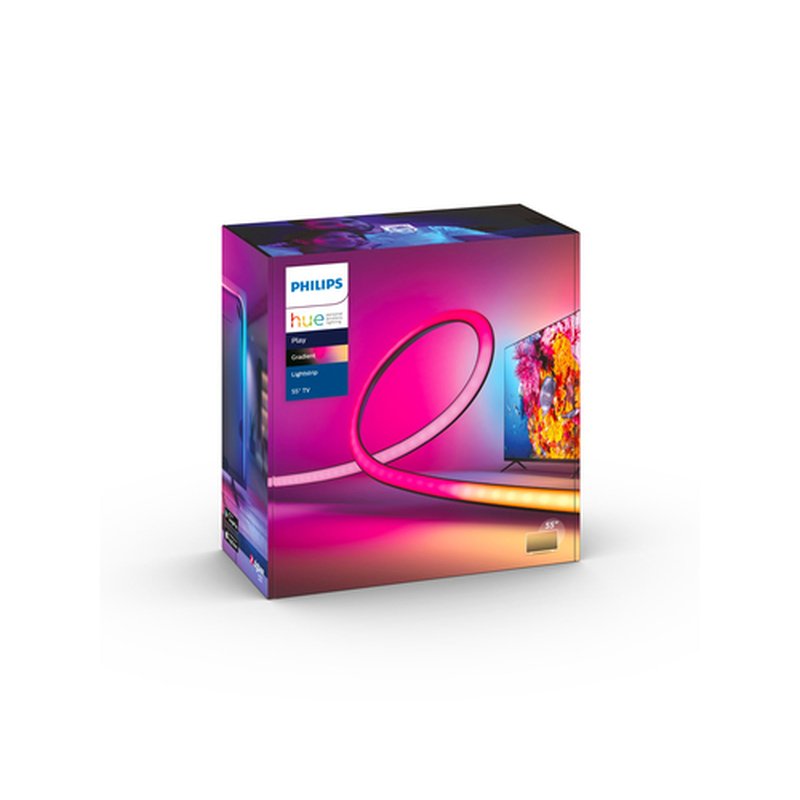 Philips Hue White and Color ambiance Play gradient lightstrip 55 inch Philips Hue White and Color ambiance Play gradient lightstrip 55 inch