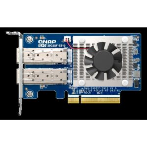 QNAP QXG-25G2SF-E810 adaptador y tarjeta de red Interno Fibra 25000 Mbit/s QNAP QXG-25G2SF-E810 adaptador y tarjeta de red Interno Fibra 25000 Mbit/s