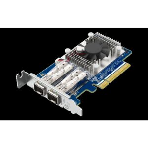 QNAP QXG-25G2SF-E810 adaptador y tarjeta de red Interno Fibra 25000 Mbit/s QNAP QXG-25G2SF-E810 adaptador y tarjeta de red Interno Fibra 25000 Mbit/s