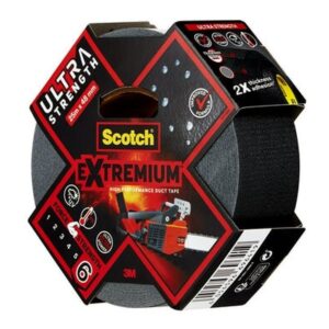 ROLLO CINTA AMERICANA ALTAS PRESTACIONES EXTREMIUM ULTRA DT17 NEGRO 48MM X 25M SCTOCH 7100205699