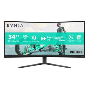 Reacondicionado | Philips Evnia 34M2C3500L/00 pantalla para PC 86,4 cm (34") 3440 x 1440 Pixeles Wide Quad HD LCD Negro