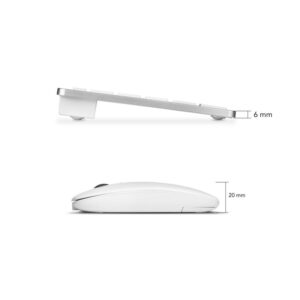 TECLADO + MOUSE SUBBLIM WIRELESS COMPACT MULTIDISPOSITIVO DUAL SILVER TECLADO + MOUSE SUBBLIM WIRELESS COMPACT MULTIDISPOSITIVO DUAL SILVER