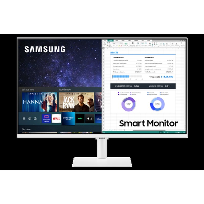 Samsung S27AM503NU pantalla para PC 68,6 cm (27") 1920 x 1080 Pixeles Full HD Blanco