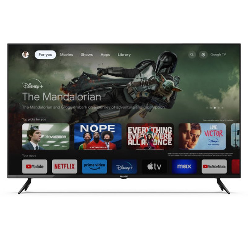 Sharp 50GL4060E Televisor 127 cm (50") 4K Ultra HD Smart TV Wifi Negro - Imagen 2