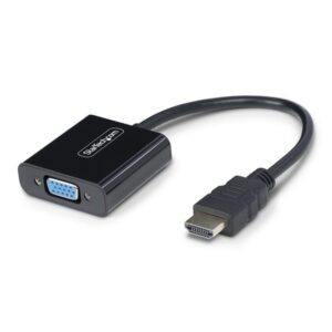 StarTech.com Adaptador HDMI a VGA - Conversor Activo HDMI a VGA - Conversor Activo de Vídeo para Ordenador de Sobremesa o Portátil - 1920x1080 - 1080p