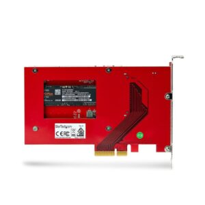 StarTech.com Adaptador M.2 a U.3 para SSDs M.2 NVMe - Conversor Adaptador de Host de Unidad M.2 PCIe a U.3 de 2,5 (SFF-TA-1001) - Cumple con TAA