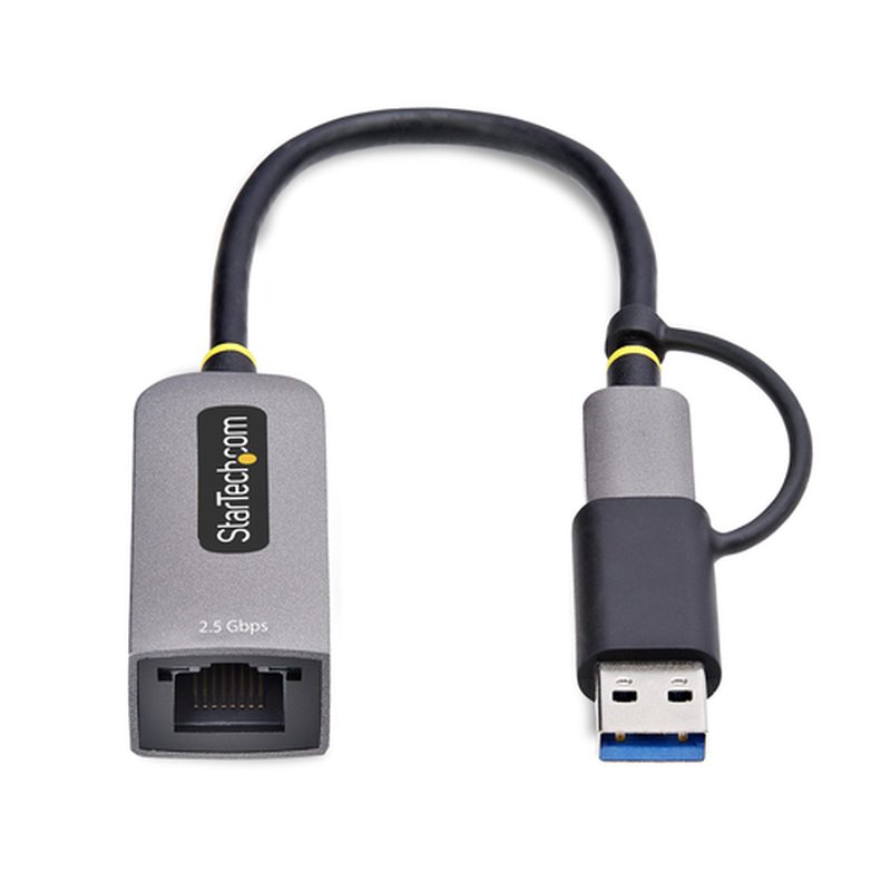 StarTech.com Adaptador de Red Ethernet USB Tipo C a RJ45 - Adaptador de Red USB-C con Conversor USB-A - NBASE-T - USB 3.1 - Compatible con Thunderbolt - para Windows y Mac StarTech.com Adaptador de Red Ethernet USB Tipo C a RJ45 - Adaptador de Red USB-C con Conversor USB-A - NBASE-T - USB 3.1 - Compatible con Thunderbolt - para Windows y Mac - Imagen 4