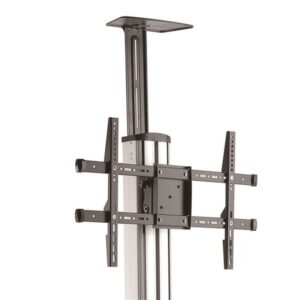 StarTech.com Carro de Transporte para Televisor de 32 a 70 Pulgadas - Carrito AV Móvil Mesa Rodante para TV VESA con Ajuste de un Toque