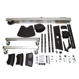 StarTech.com Carro de Transporte para Televisor de 32 a 70 Pulgadas - Carrito AV Móvil Mesa Rodante para TV VESA con Ajuste de un Toque