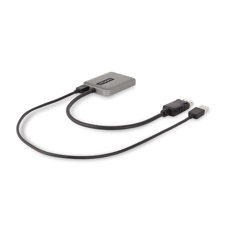 StarTech.com Hub MST de 2 Puertos DisplayPort - Splitter Multiplicador DP a 2 Puertos DP - Adaptador Multiplicador Multimonitor DP 1.4 - Cable de 30cm - Alimentado por USB - Windows - Imagen 2