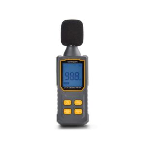 StarTech.com Medidor Portátil Digital de Ruido con Pantalla LCD - Medidor de Decibelios - Sonómetro - Medidor del Nivel del Sonido - 30-130dBA