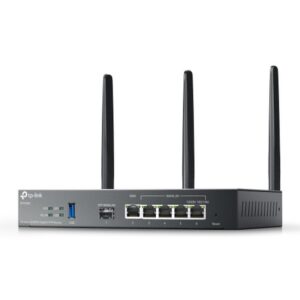 TP-Link Omada ER706W router inalámbrico Gigabit Ethernet Doble banda (2,4 GHz / 5 GHz) Negro
