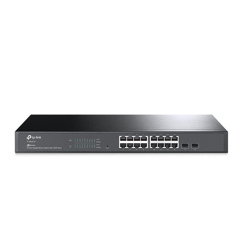 TP-Link Omada SG2218 switch Gestionado L2/L2+ Gigabit Ethernet (10/100/1000) 1U Negro TP-Link Omada SG2218 switch Gestionado L2/L2+ Gigabit Ethernet (10/100/1000) 1U Negro