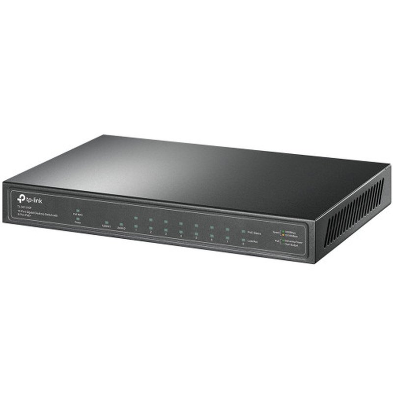 TP-Link TL-SG1210P switch No administrado Gigabit Ethernet (10/100/1000) Energía sobre Ethernet (PoE) Gris - Imagen 3