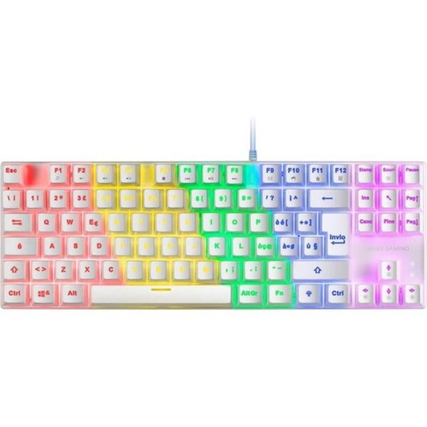 Teclado Inalambrico Mars Gaming Mk80 Blanco