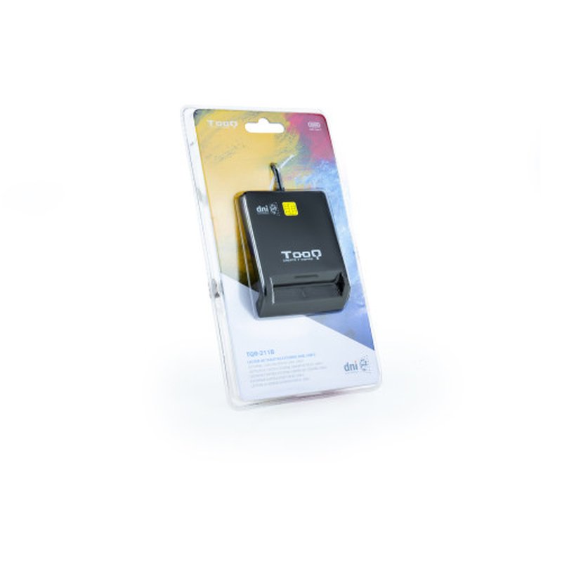 TooQ Lector de Tarjetas Inteligentes DNIe SIM USB-C, Negro - Imagen 4