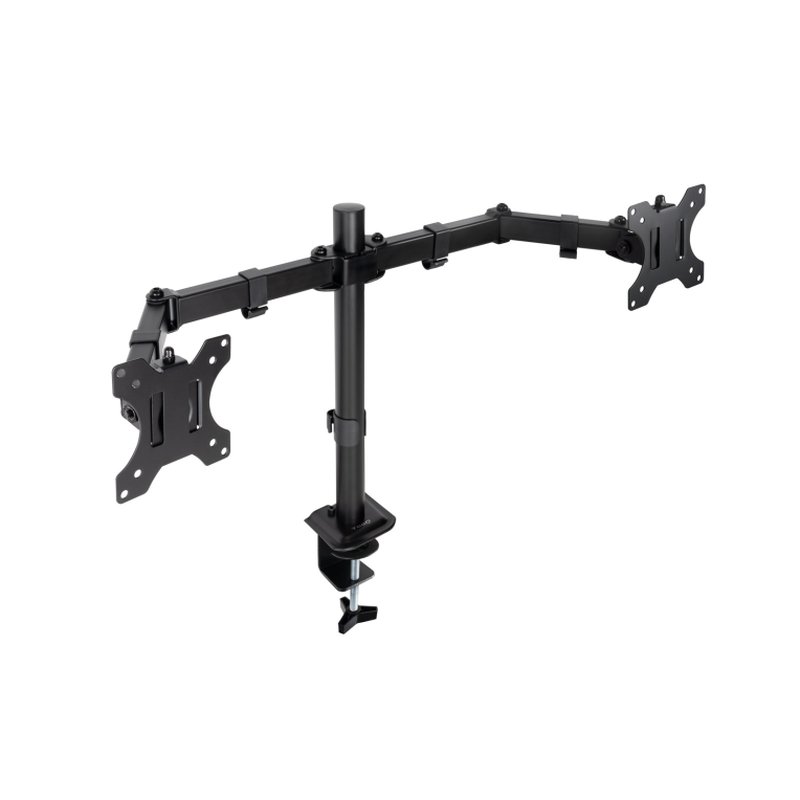 TooQ Soporte de Mesa para 2 Pantallas 17"-27", Negro TooQ Soporte de Mesa para 2 Pantallas 17"-27", Negro
