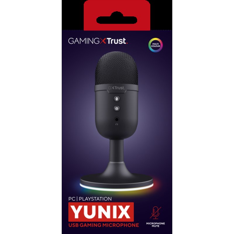 Trust GXT 234P Yunix Negro Micrófono de superficie para mesa Trust GXT 234P Yunix Negro Micrófono de superficie para mesa - Imagen 7