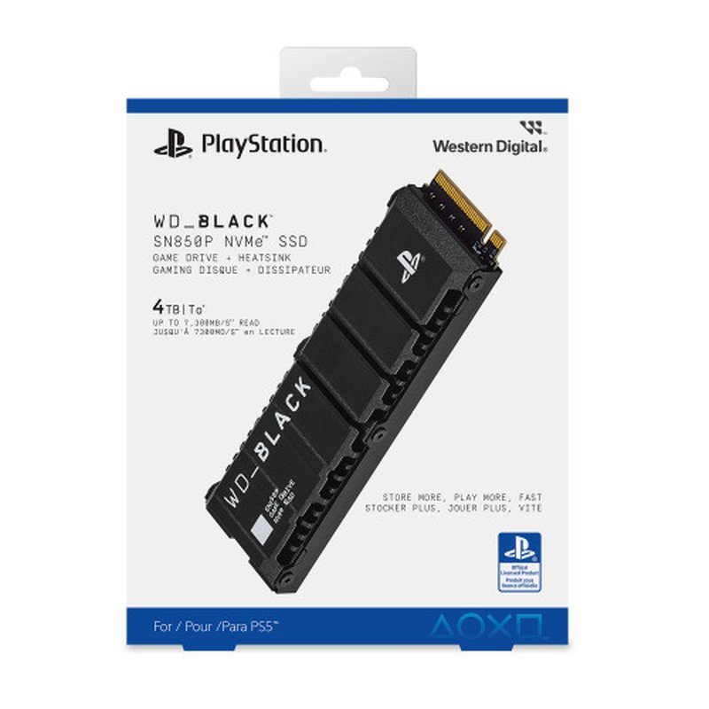 WD BLACK SN850P NVMe SSD for PS5 2TB WD BLACK SN850P NVMe SSD for PS5 2TB - Imagen 5