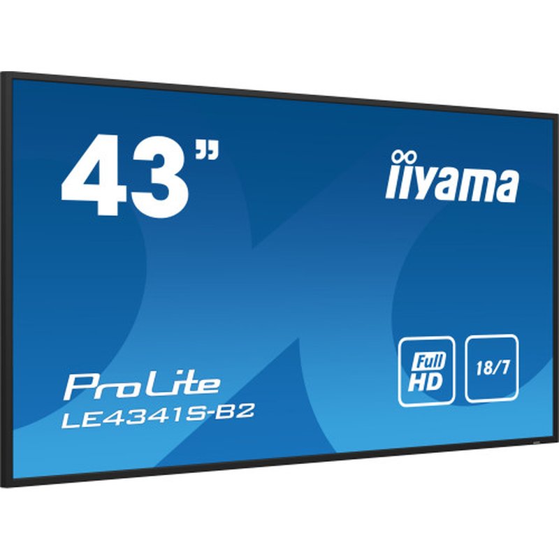 iiyama PROLITE LE4341S-B2 Pantalla plana para señalización digital 108 cm (42.5") LCD 350 cd / m² Full HD Negro 18/7 - Imagen 14