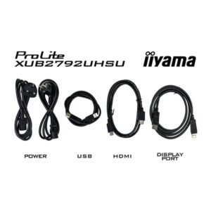 iiyama ProLite XUB2792UHSU-B6 pantalla para PC 68,6 cm (27") 3840 x 2160 Pixeles Dual UHD LED Negro