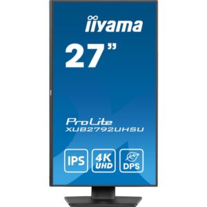 iiyama ProLite XUB2792UHSU-B6 pantalla para PC 68,6 cm (27") 3840 x 2160 Pixeles Dual UHD LED Negro