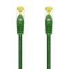 AISENS Cable De Red Latiguillo RJ45 LSZH Cat.7 600 MHz S/FTP PIMF AWG26, Verde, 25 cm