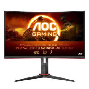 AOC G2 C27G2Z3/BK pantalla para PC 68,6 cm (27") 1920 x 1080 Pixeles Full HD LED Negro, Rojo