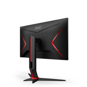 AOC G2 Q24G2A/BK pantalla para PC 60,5 cm (23.8") 2560 x 1440 Pixeles Negro, Rojo