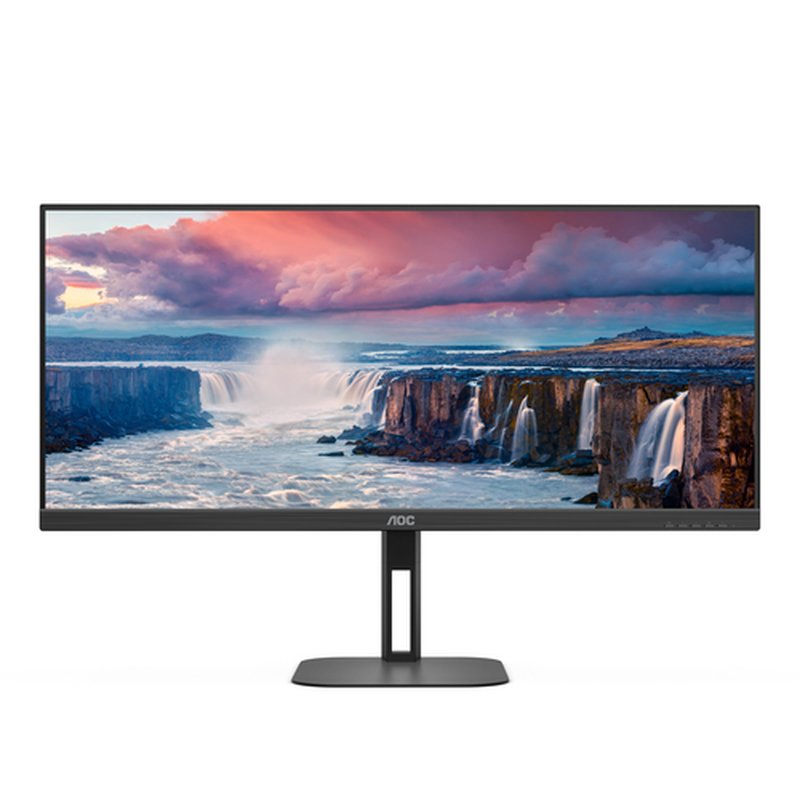 AOC V5 U34V5C/BK pantalla para PC 86,4 cm (34") 3440 x 1440 Pixeles UltraWide Quad HD LCD Negro - Imagen 2