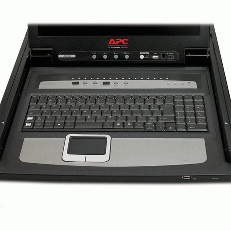 APC AP5816 consola de rack 43,2 cm (17") Negro APC AP5816 consola de rack 43,2 cm (17") Negro - Imagen 2