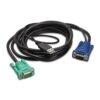 APC AP5822 cable para video, teclado y ratón (kvm) Negro 3,66 m APC AP5822 cable para video, teclado y ratón (kvm) Negro 3,66 m