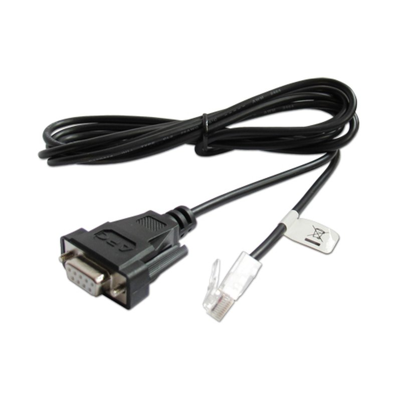 APC AP940-0625A cambiador de género para cable DB9 RJ45 Negro