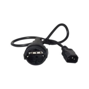 APC AP9880 cable de transmisión Negro 0,6 m C14 acoplador CEE7/7