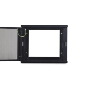 Alternative view of APC AR109 armario rack 9U Bastidor de pared Negro