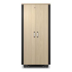 APC AR4032IA armario rack 32U Rack o bastidor independiente Color madera de arce, Negro