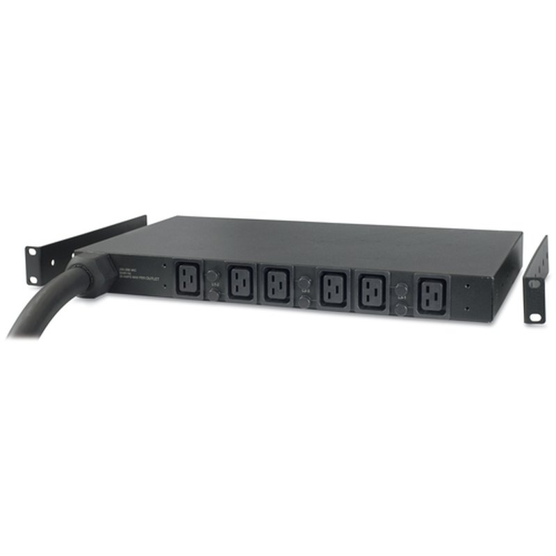 APC Basic Rack PDU AP7526 unidad de distribución de energía (PDU) 6 salidas AC 1U Negro APC Basic Rack PDU AP7526 unidad de distribución de energía (PDU) 6 salidas AC 1U Negro